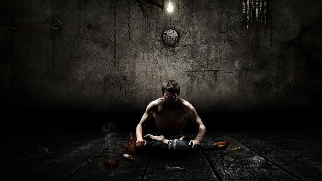 内心孤独黑暗的图片