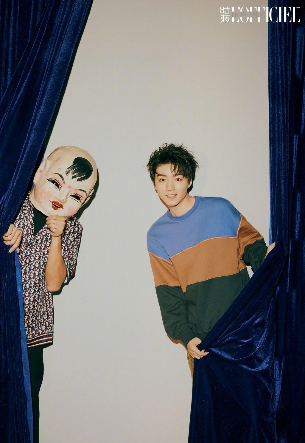 王俊凯《时装男士》11月刊封面