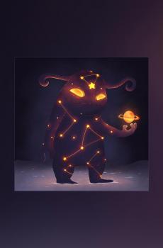 超级可爱的星座小怪物-1