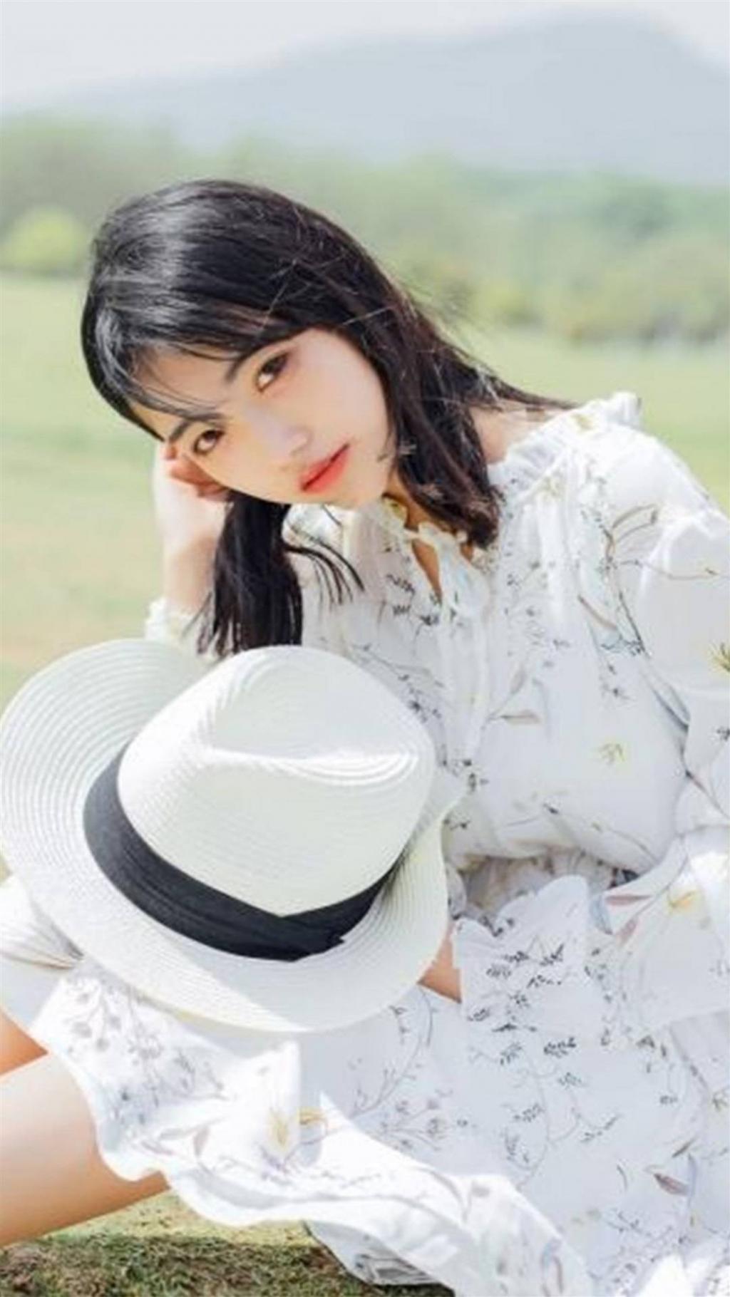 小清新日系养眼美女