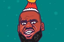 NBA众星圣诞头像