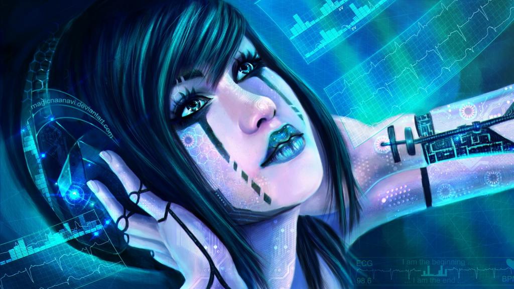 CG动漫原画美女