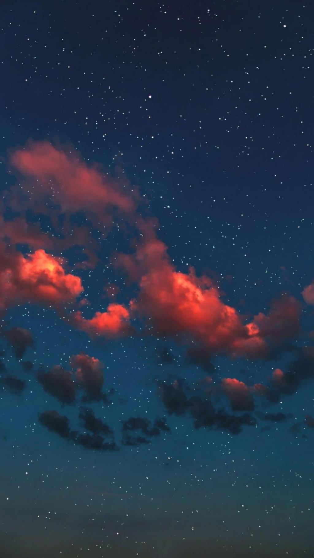 火烧云唯美风光