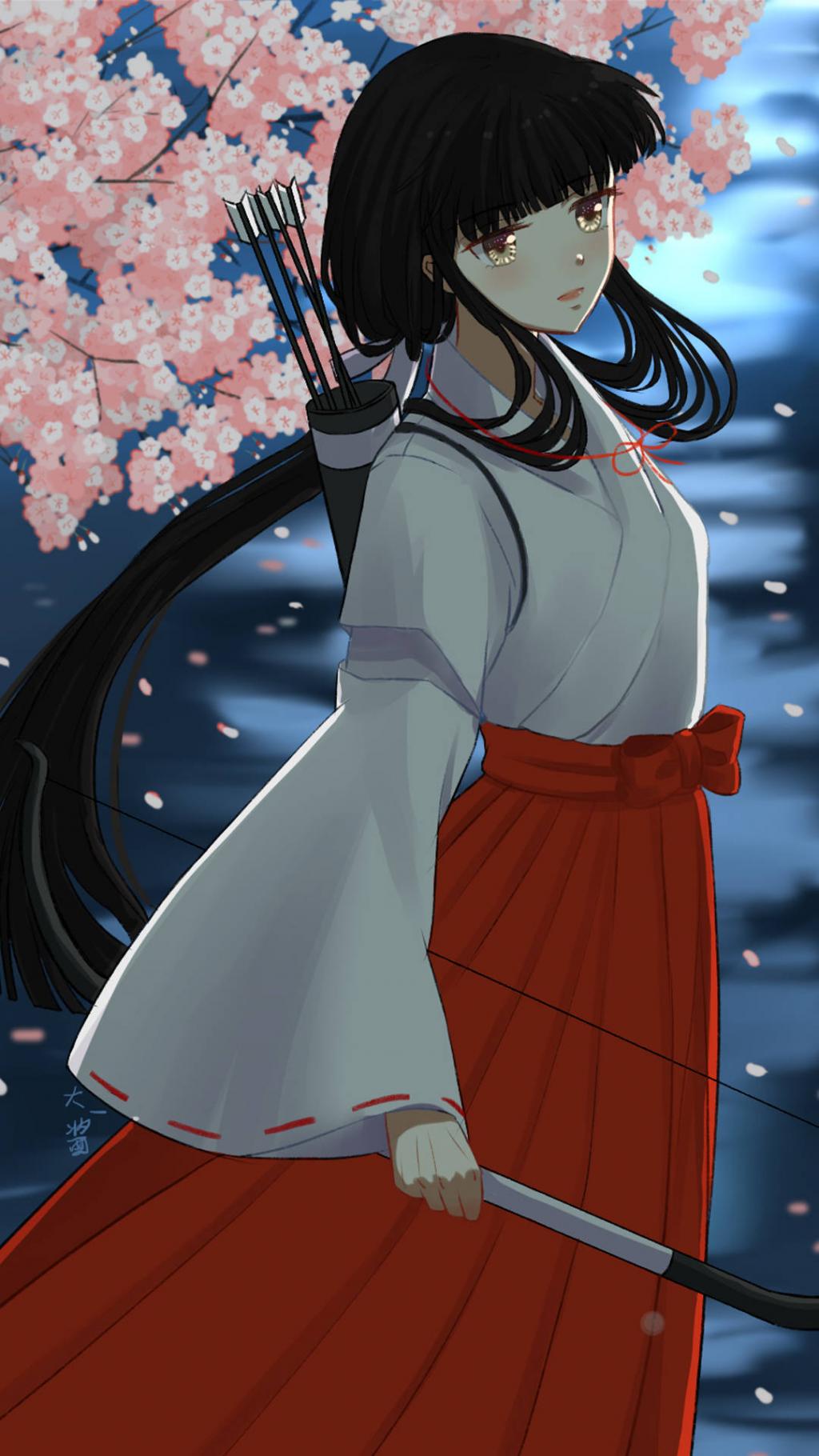 精美动漫美女手绘原画锁屏