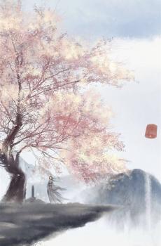 古风风景插画