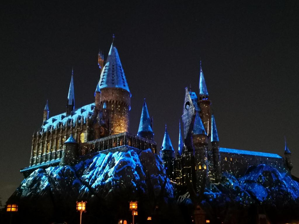 十一国庆节环球影视城迷人夜景