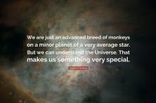 霍金关于宇宙的格言