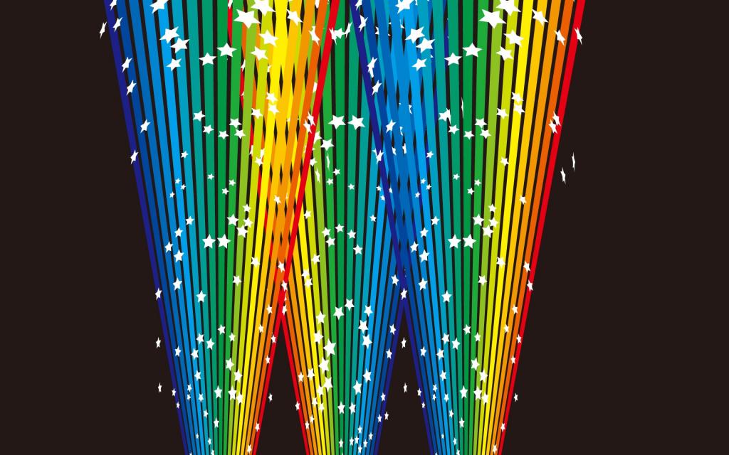 炫彩矢量背景个性写真