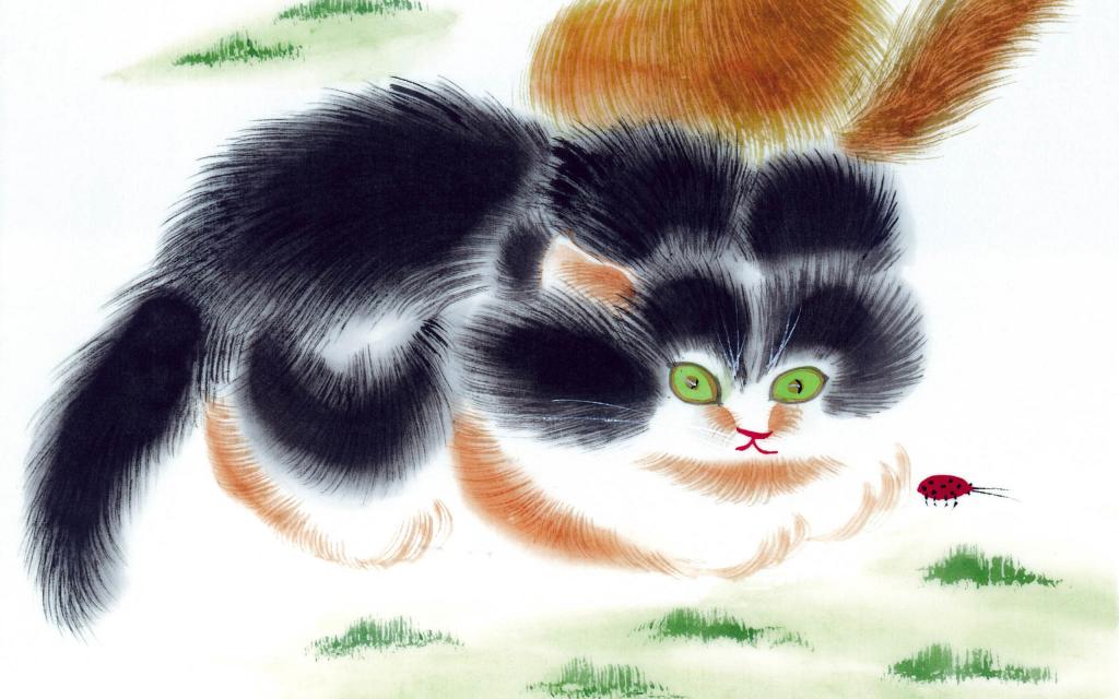 国画猫咪