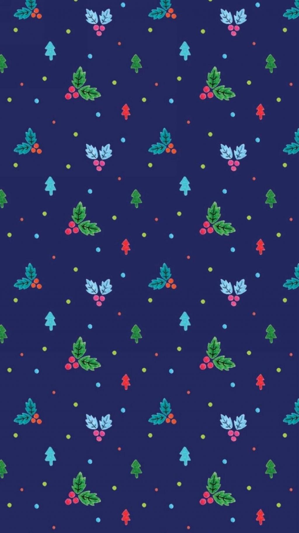 圣诞平铺壁纸图片大全