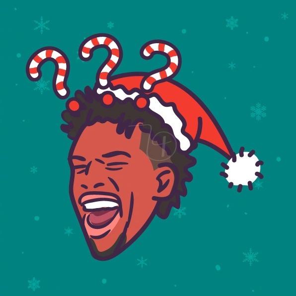 NBA众星圣诞头像