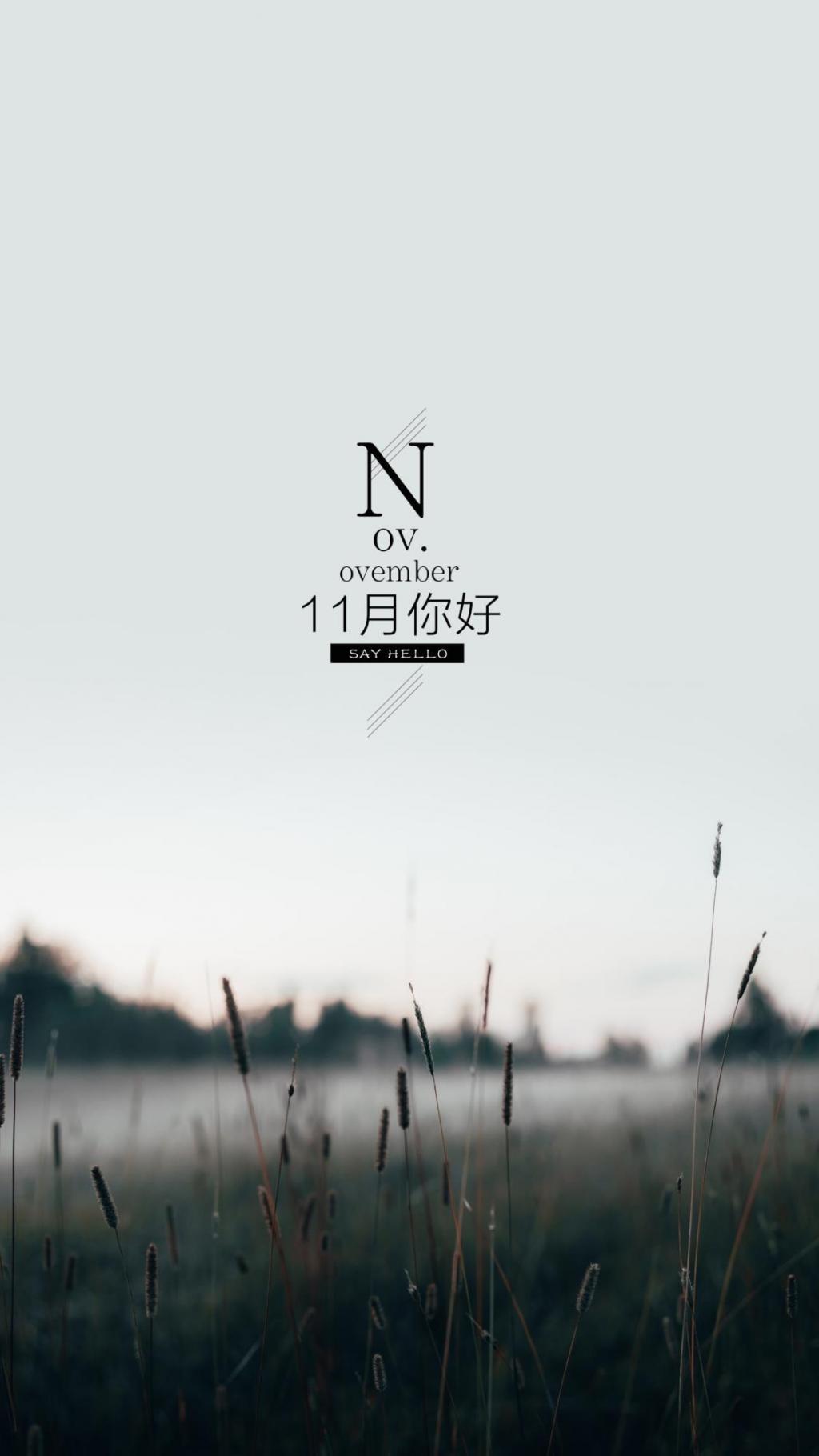 11月你好唯美迷人秋日自然风光