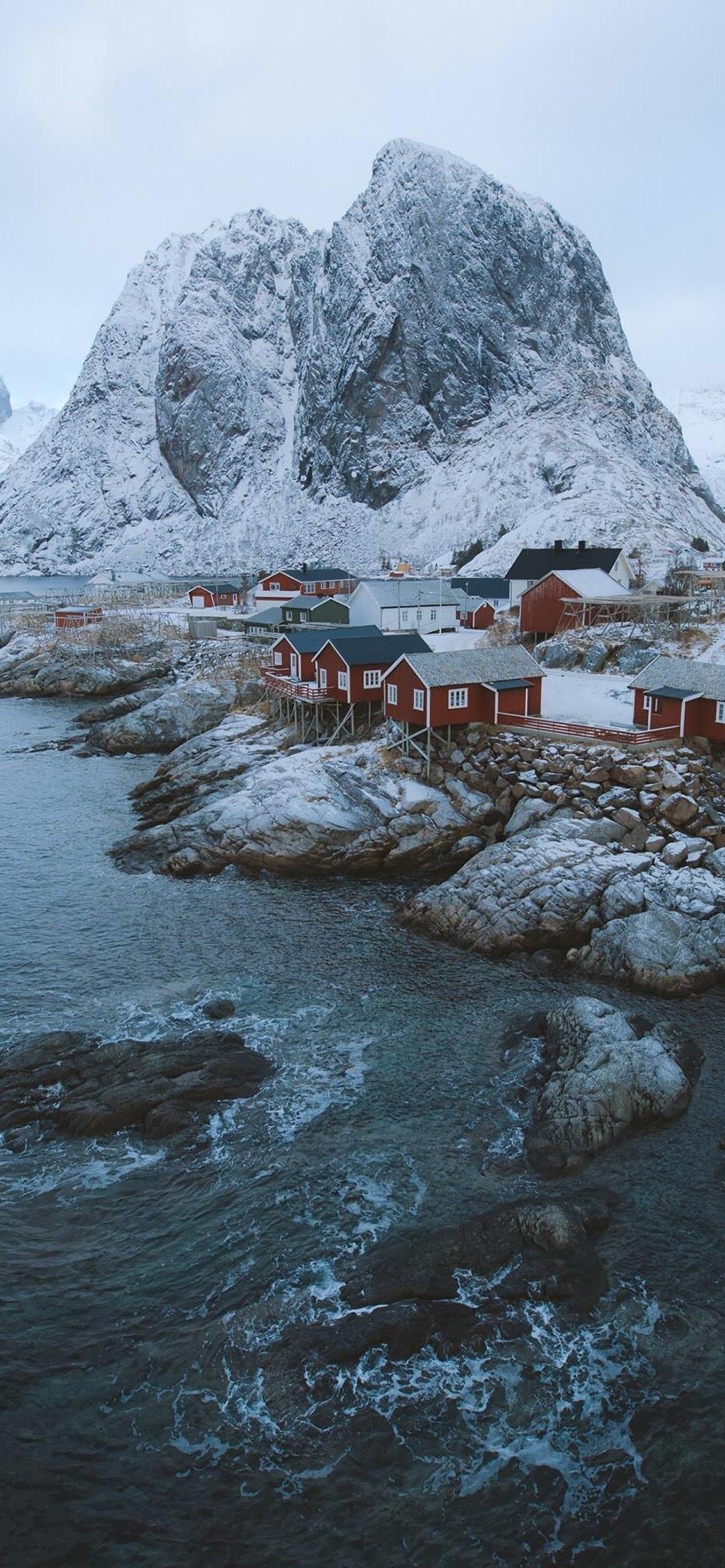 冬天里的迷人雪景