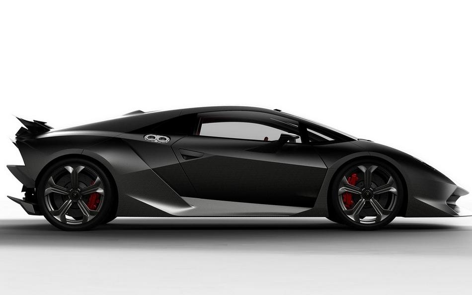 纯黑超跑兰博基尼