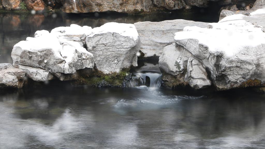 唯美济南雪景风景摄影