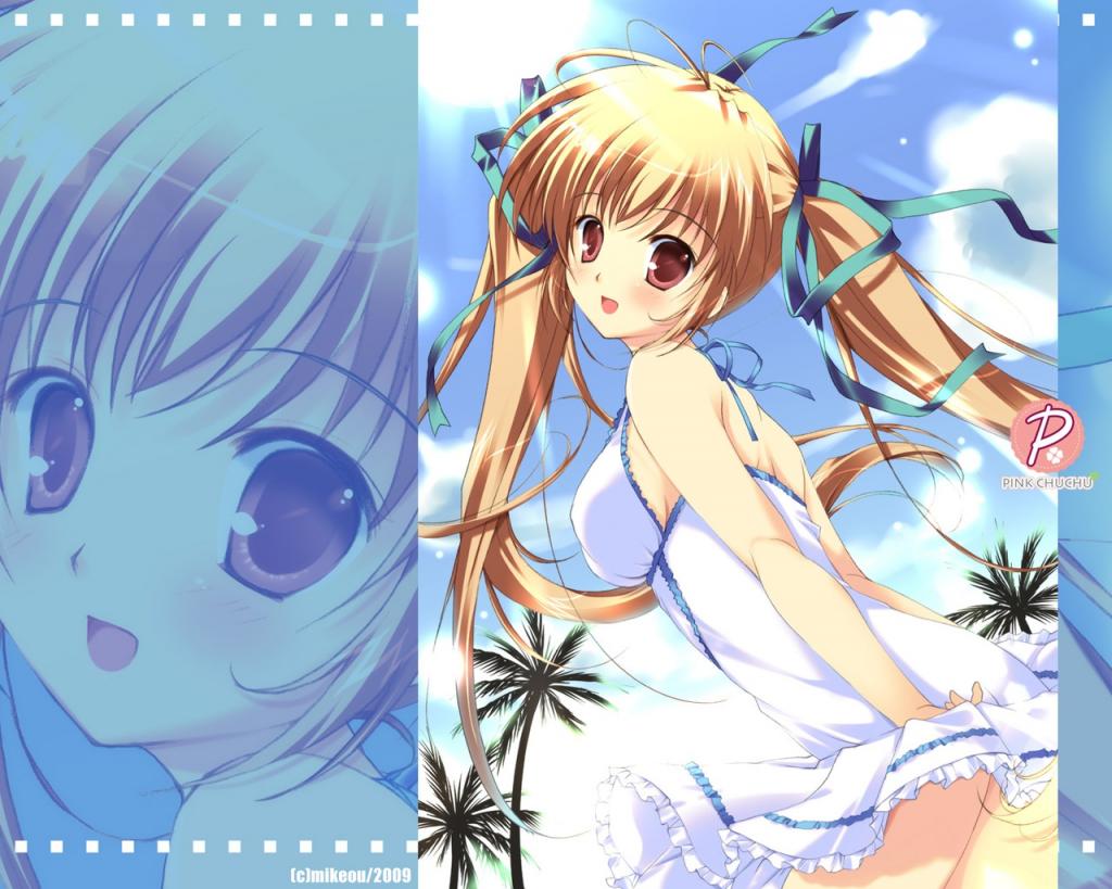 美少女插画图片