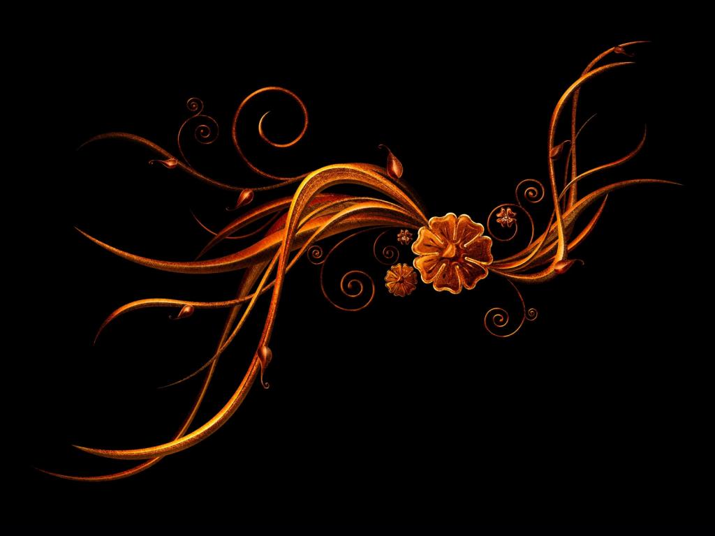 梦幻唯美的炫彩花纹