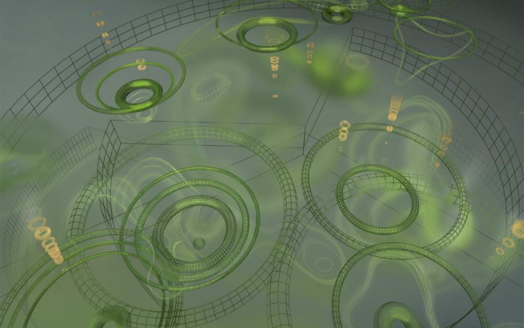 蓝色多层网纹眩光