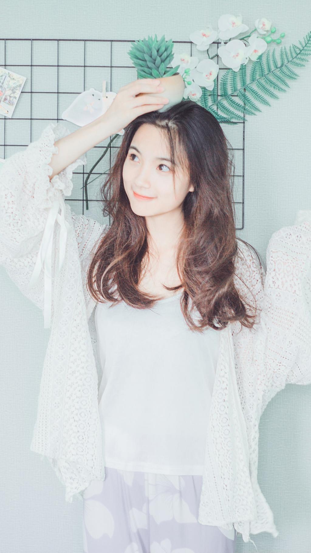 甜美笑容美女性感写真