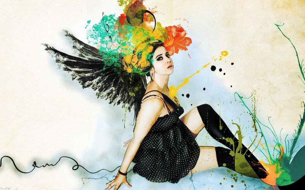 欧美潮流设计插画美女