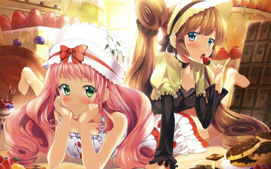 高清动漫美女插画