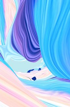 唯美蓝色调炫彩