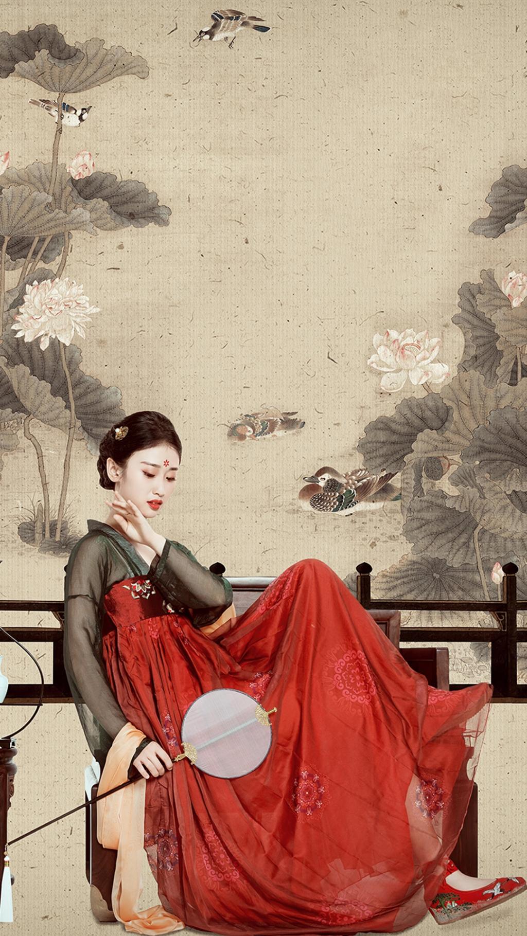 优雅迷人的古装美女