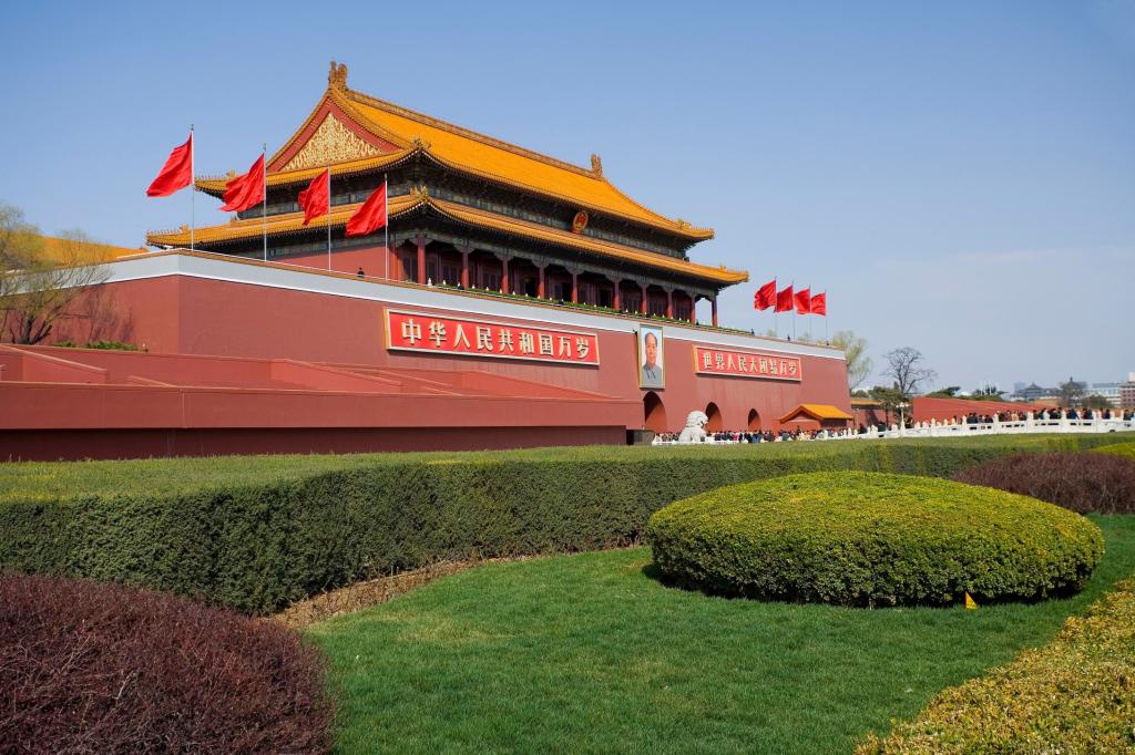 壮观的北京天安门