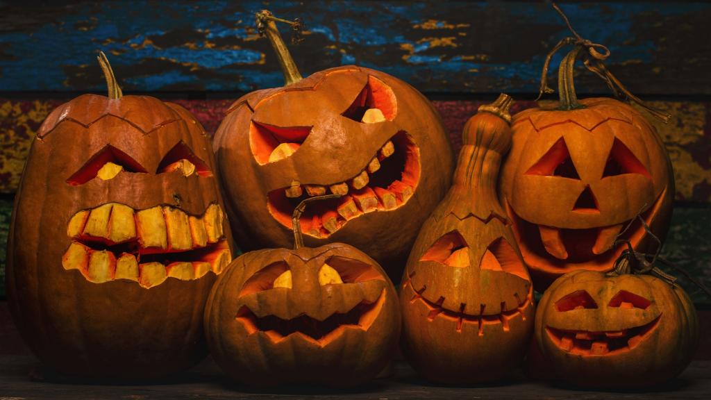 万圣节的南瓜灯