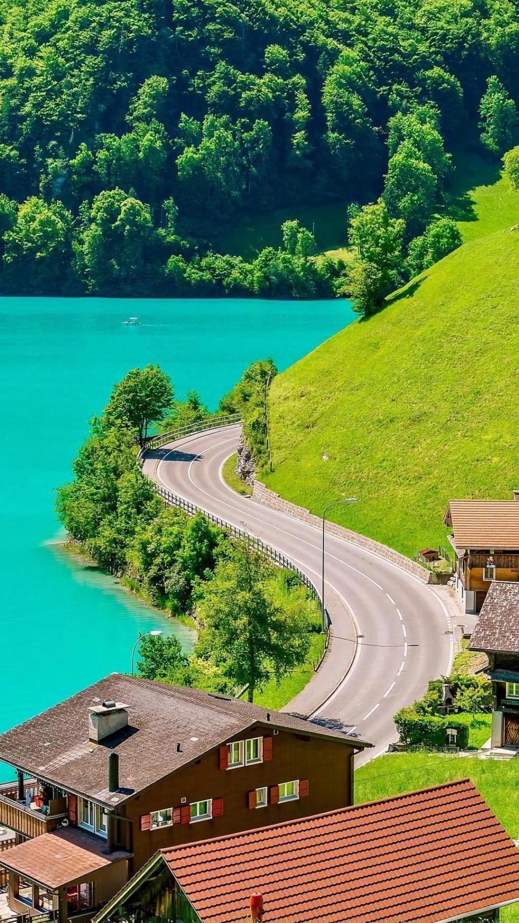 瑞士清新唯美田园风光