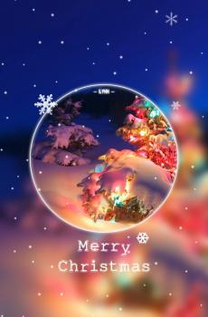 圣诞节唯美背景-3