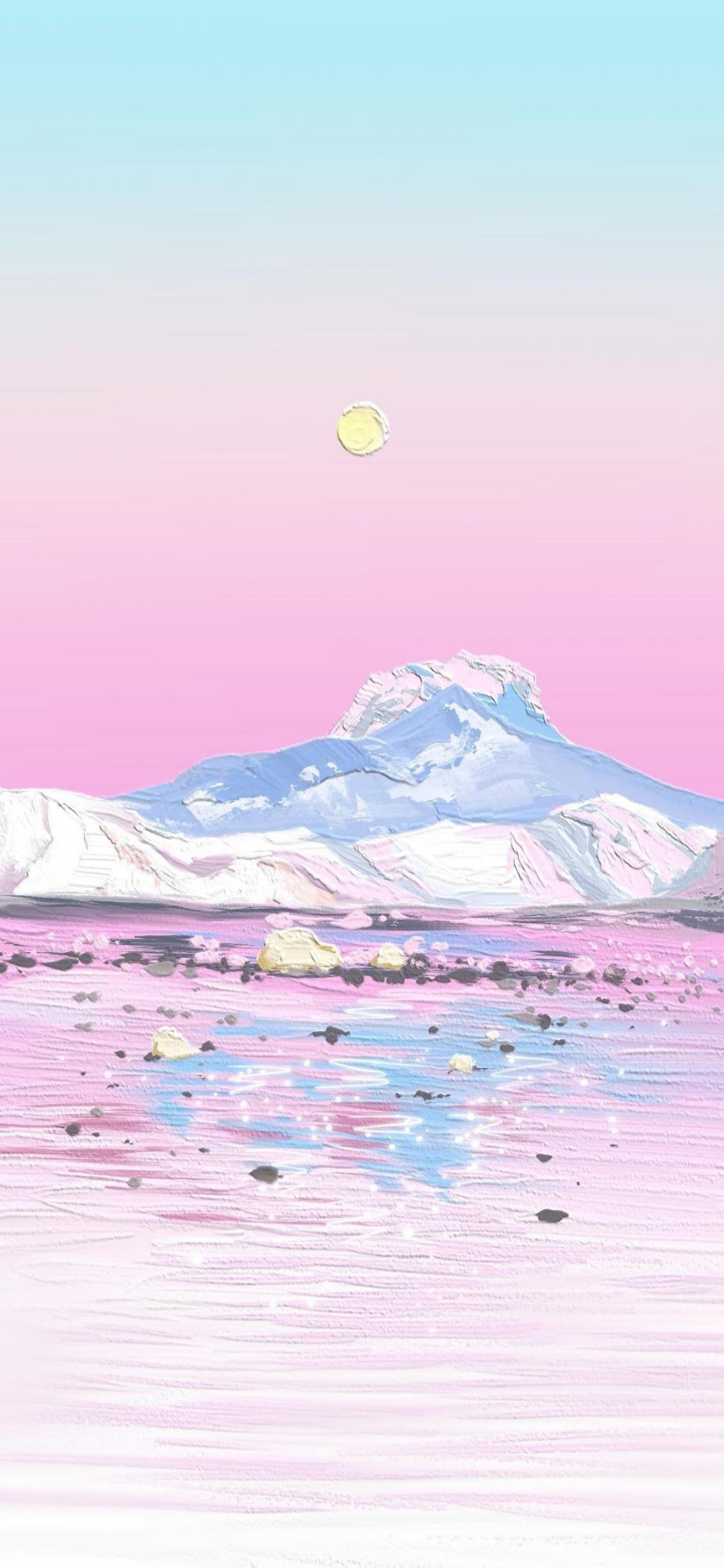 小清新治愈风景油画