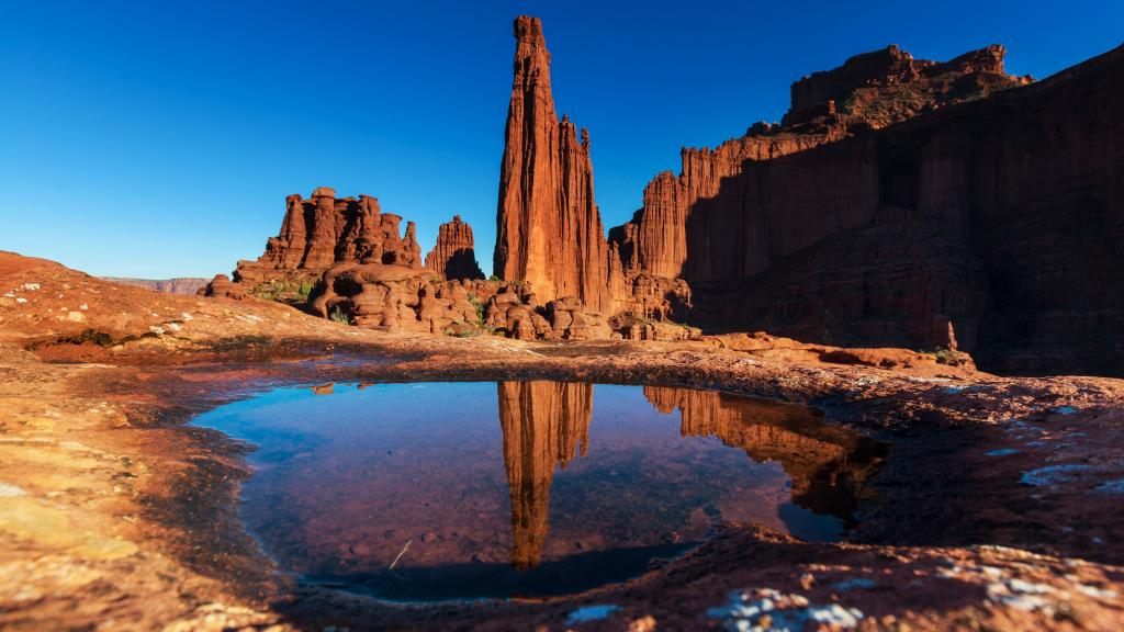 荒漠戈壁峡谷风景