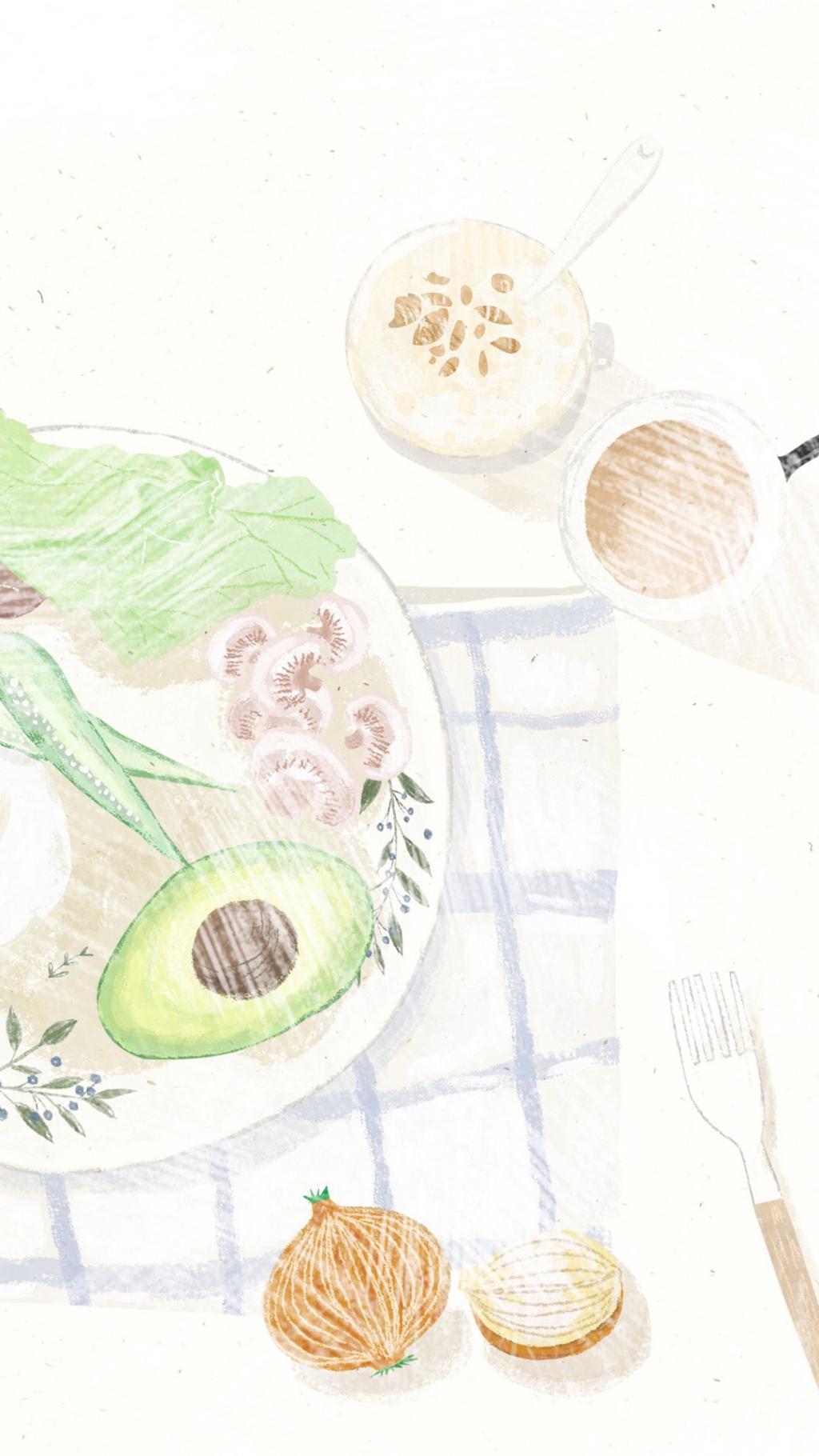 可爱少女心卡通