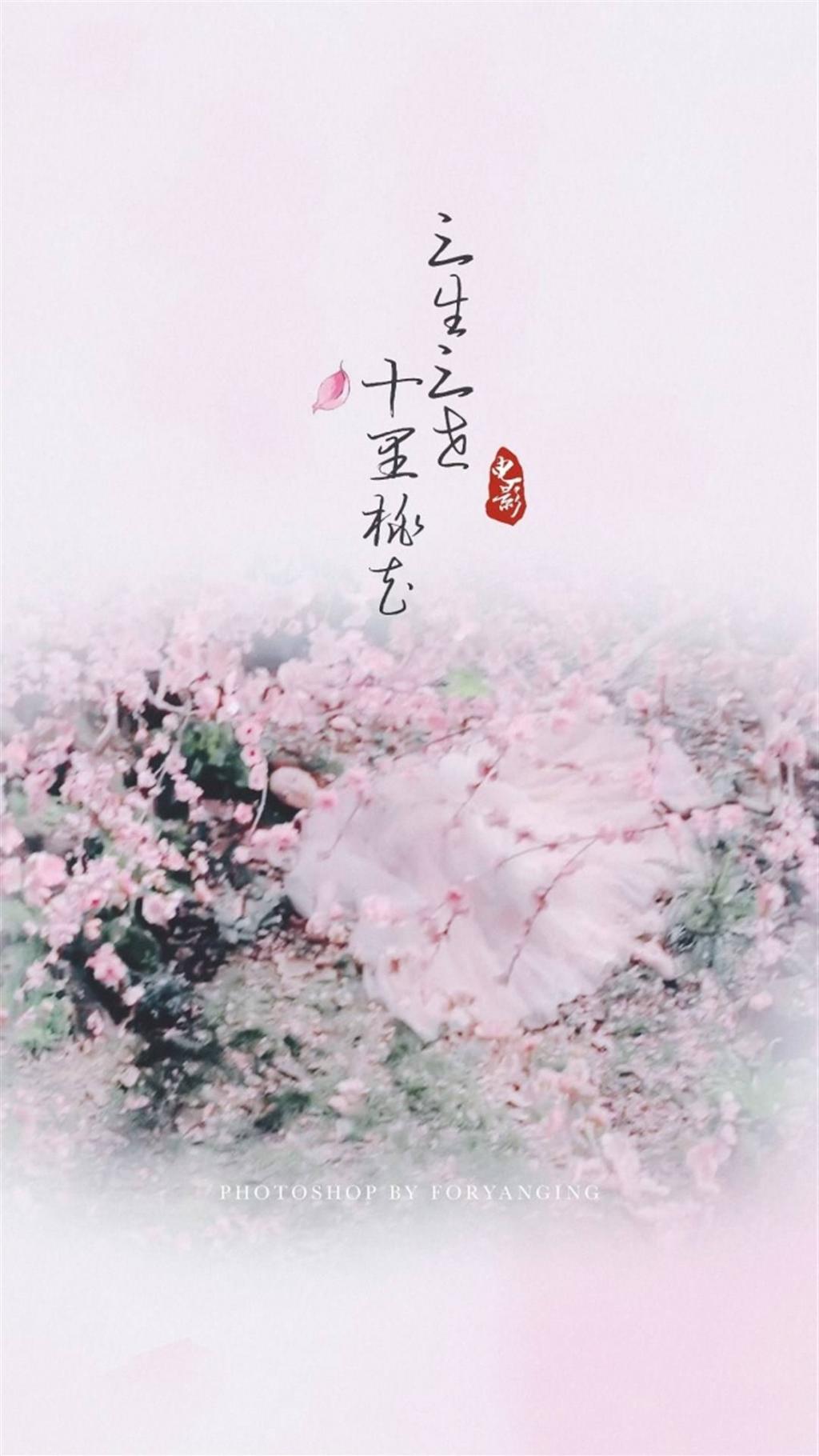 电影《三生三世十里桃花》锁屏