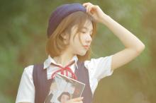 文艺美少女室外小清新写真
