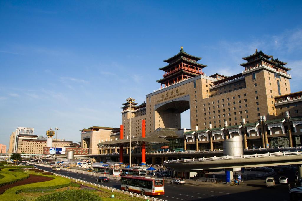 壮观的北京西客站