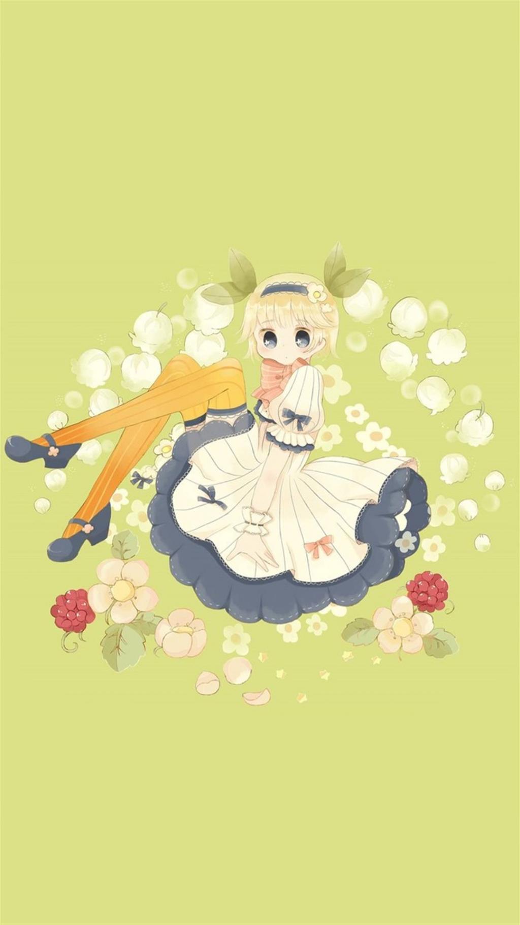 可爱卡通少女插画