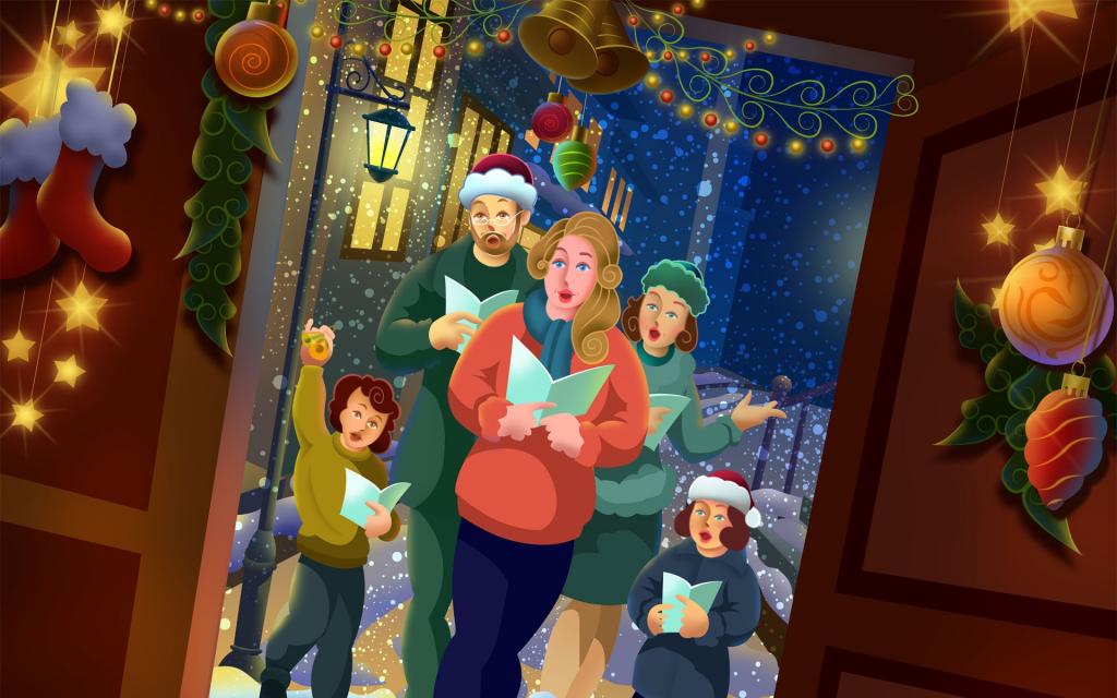 喜庆的圣诞主题