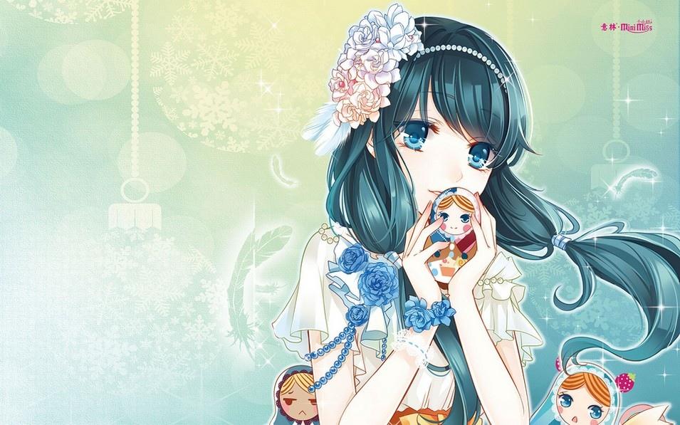 动漫美女意林小姐