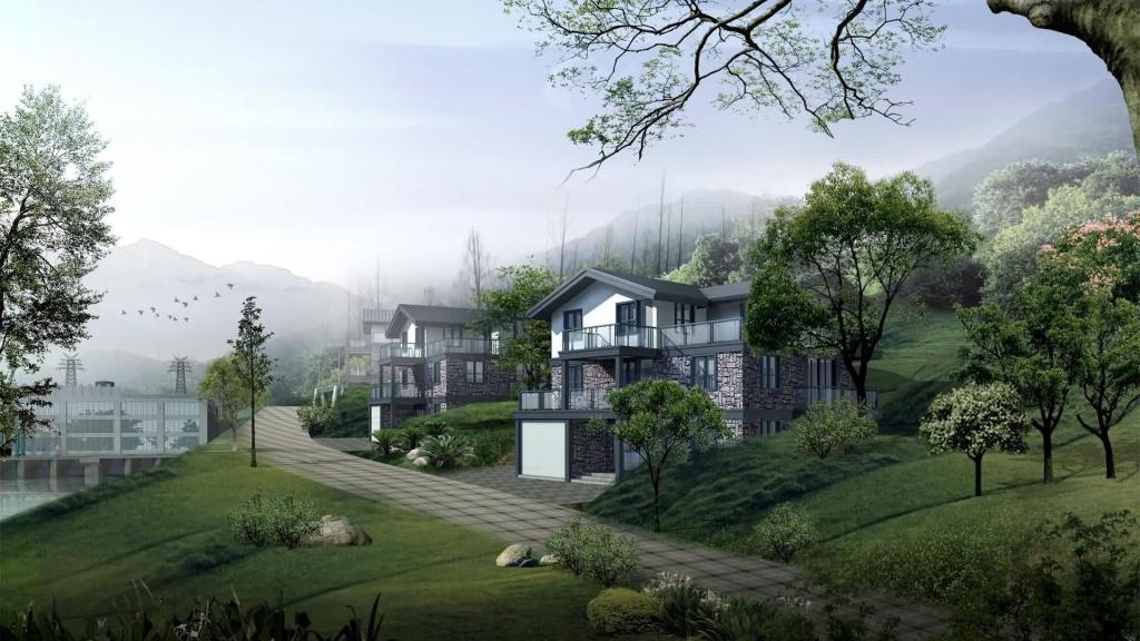 遇见唯美的乡村田园景色