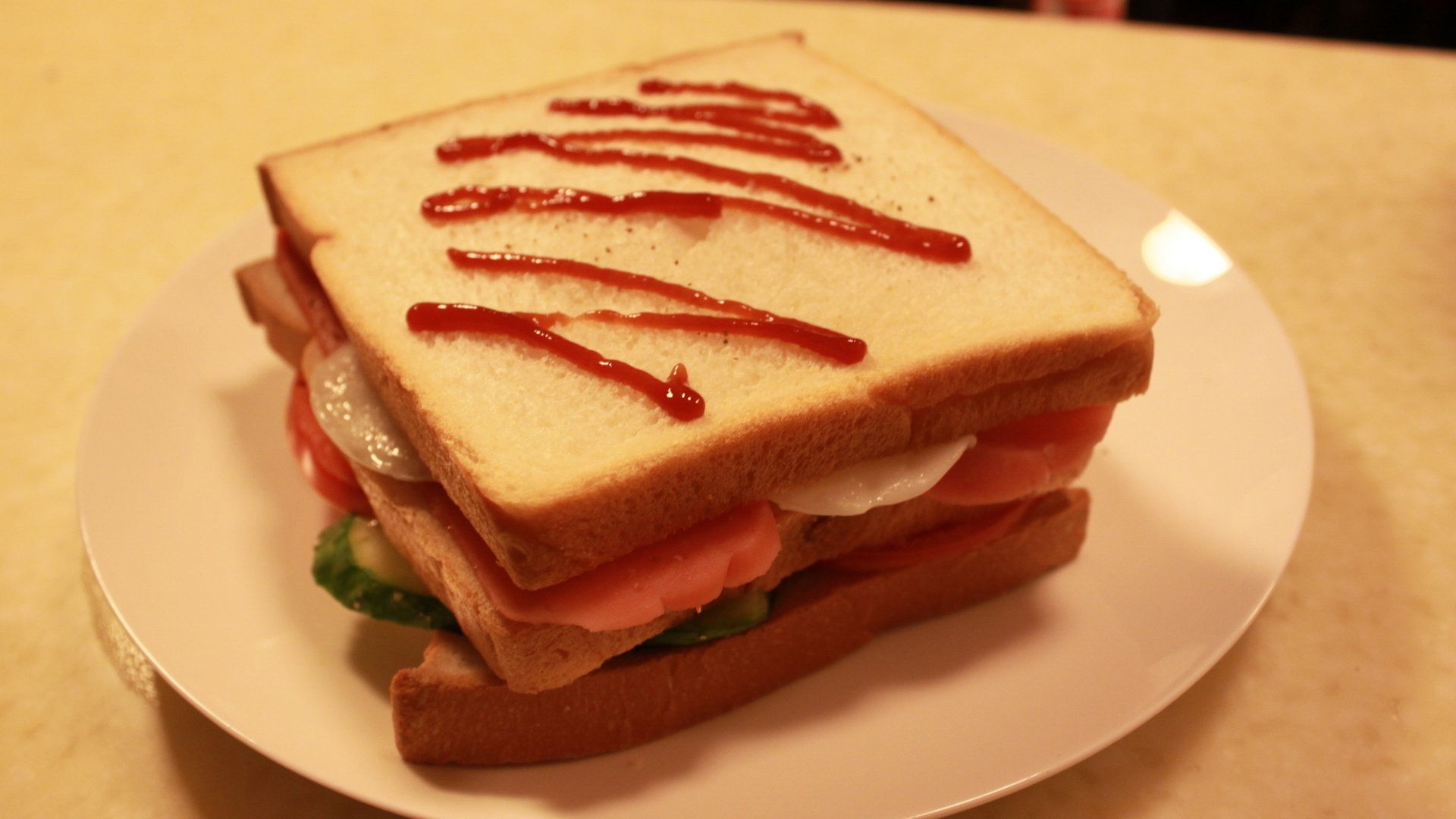 美味可口的三明治图片