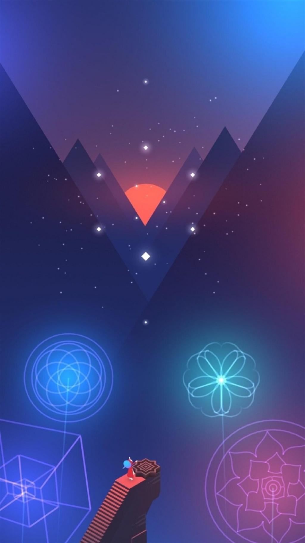 纪念碑谷2炫彩背景