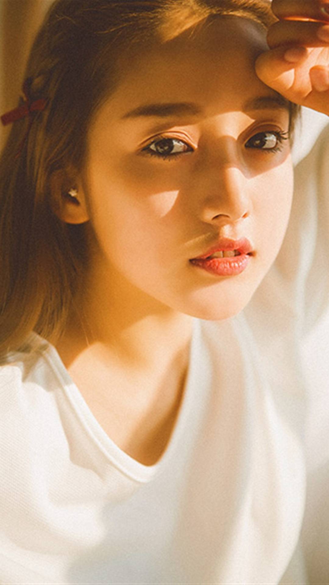 文艺风暖心美女写真,高清图片,手机锁屏桌面-壁纸族