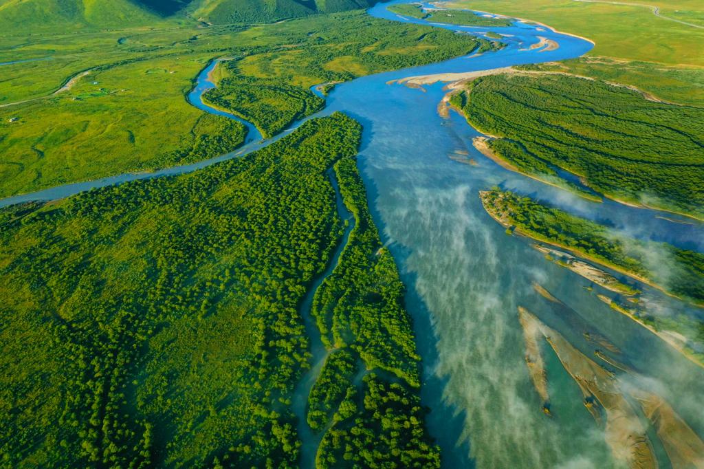 阿万仓草原唯美风光