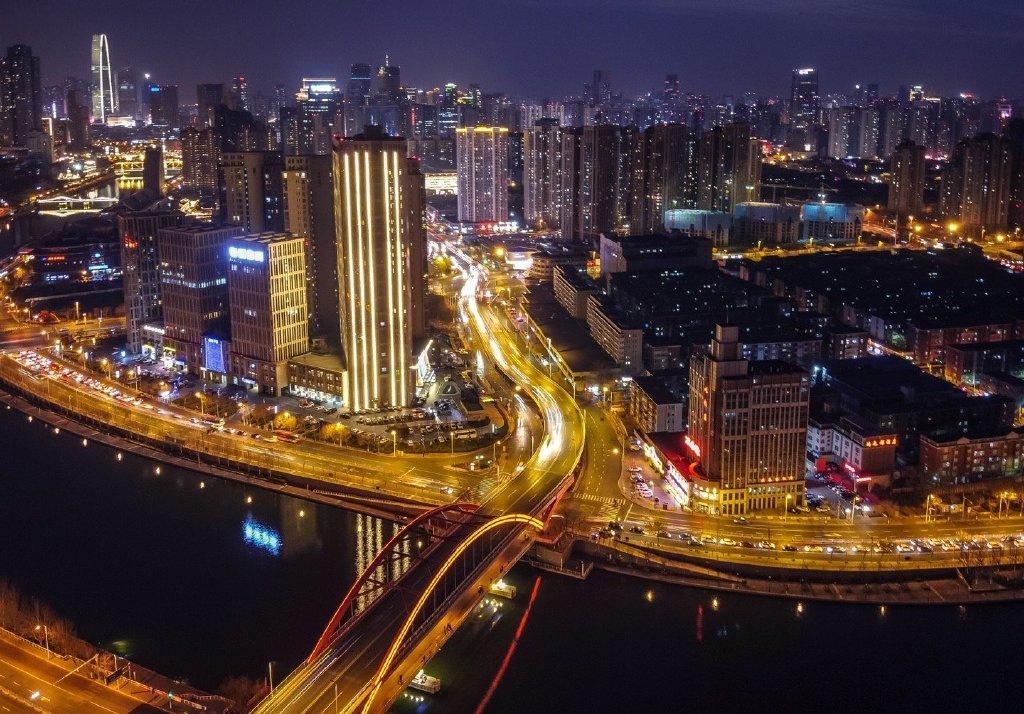 天津之眼唯美夜景