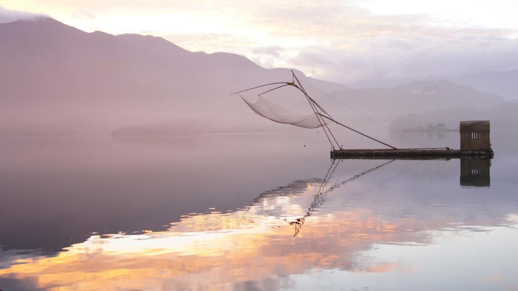 台湾阿里日月潭唯美风景