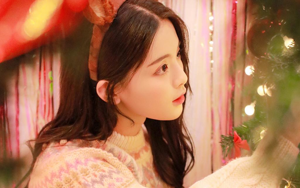 圣诞美女主题摄影写真