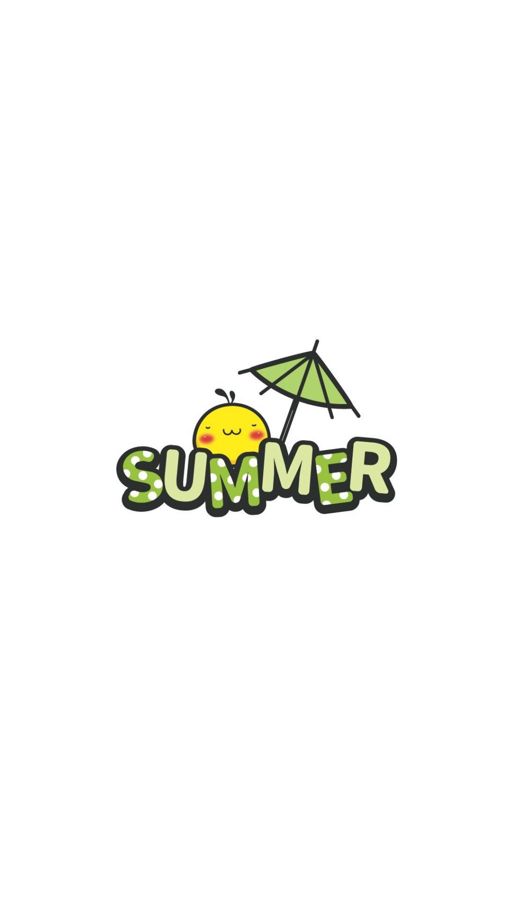 油爆叽丁SUMMER简约插画