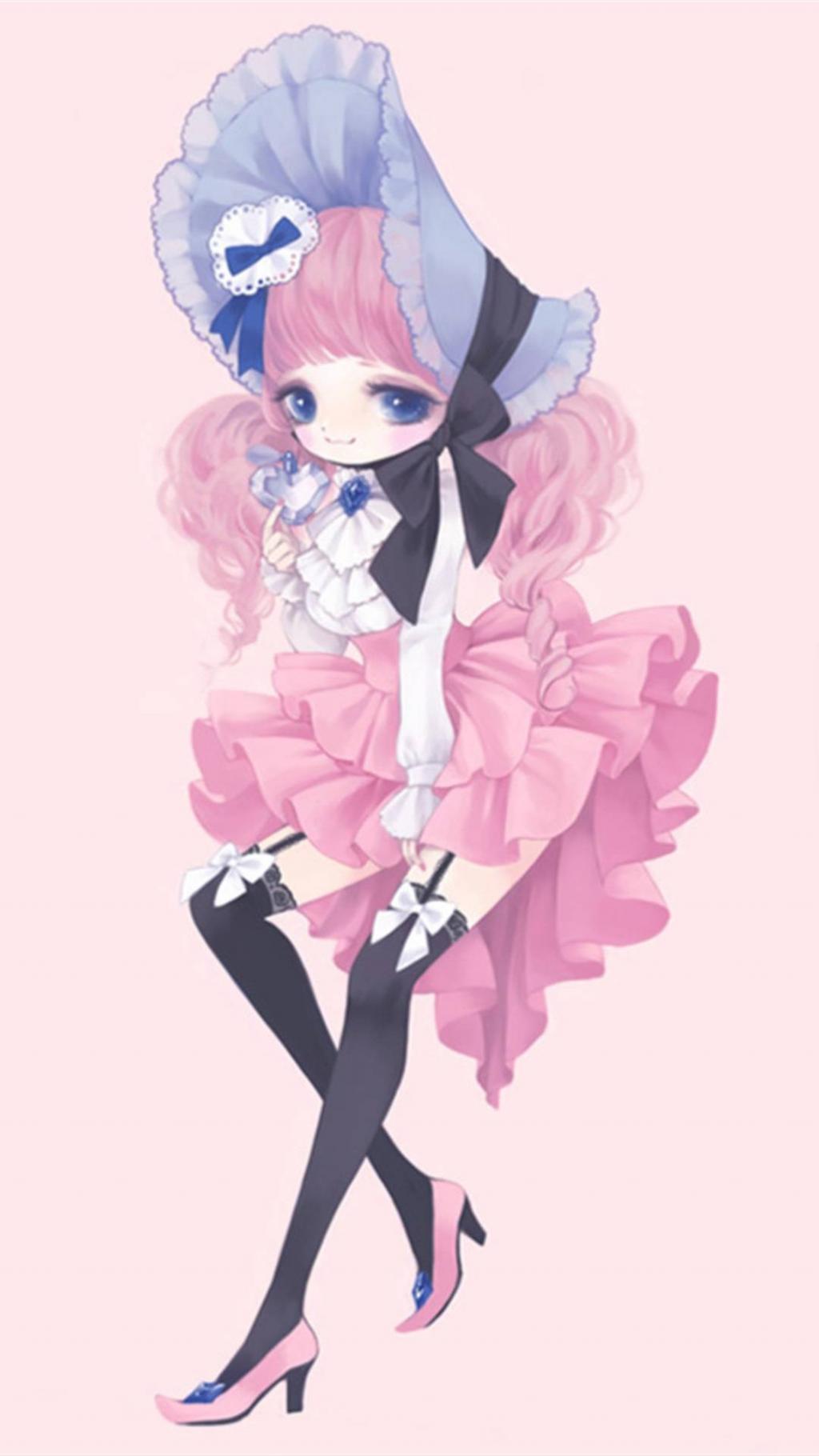 浪漫粉色少女漫画